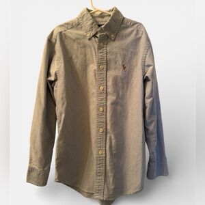 Polo by Ralph Lauren sz 10 boys - Light Blue Button-Down Oxford Shirt